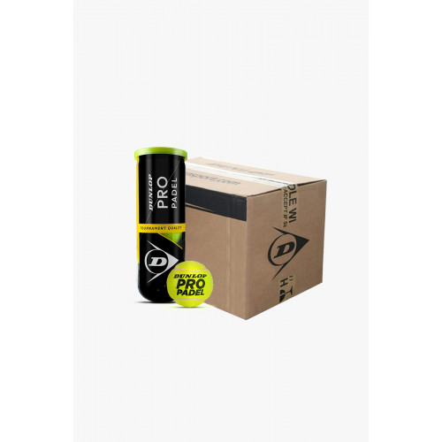 Balles Pro Padel - Dunlop (Carton 24 tubes de 3 balles) - 320011