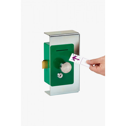 Serrure à cartes perforées - extérieure - Made in France - 170000