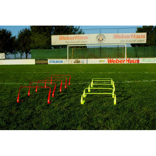 Lot de 5 haies souples - 23cm - Couleur Rouge