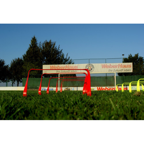 Lot de 5 haies souples - 23cm - Couleur Rouge