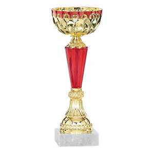 Coupe "éco" or/rouge 30cm