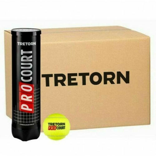 Balles de Tennis - Tretorn Pro Court - Lot de 8 tubes