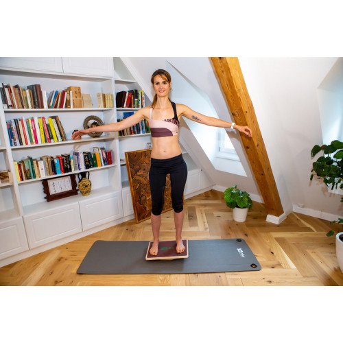 Balance board en bois - Plateau d'équilibre fitness - Nouvelle Gamme fitness OKO