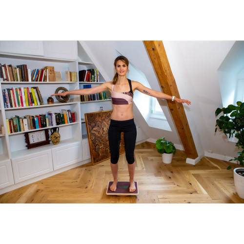 Balance board en bois - Plateau d'équilibre fitness - Nouvelle Gamme fitness OKO