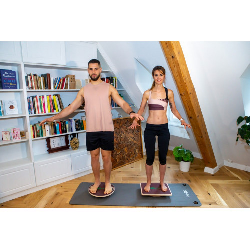 Balance board OKO - Rouge/bordeaux - Nouvelle gamme fitness durable !