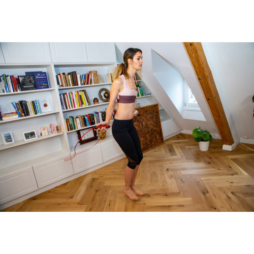 Corde à sauter lestée (120gr) - 2.8m - Nouveau design innovant fitness OKO