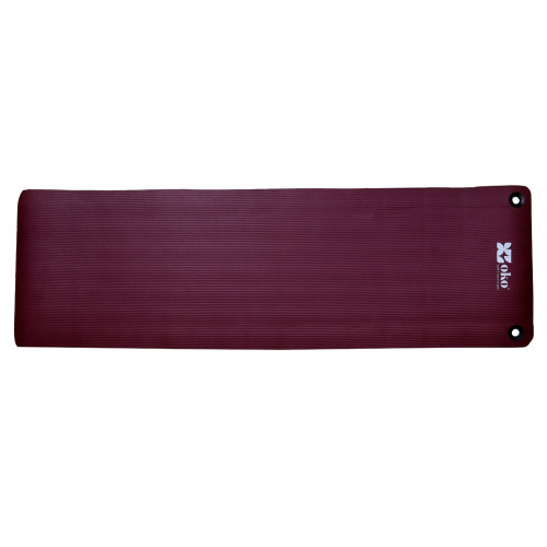 Tapis de Yoga OKO - Couleur Bordeaux - Epaisseur du tapis 1.5cm