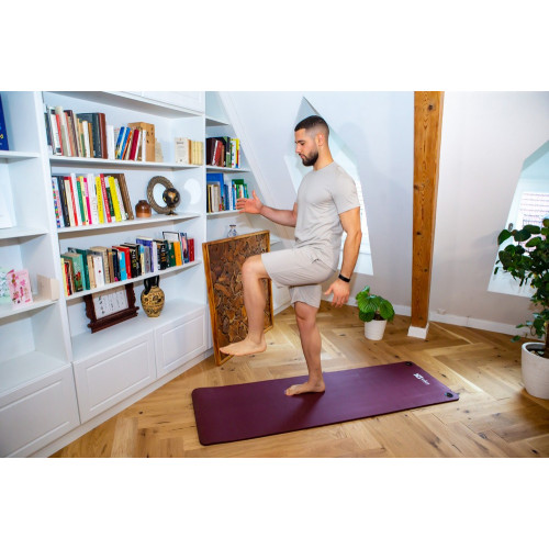 Tapis de Yoga OKO - Couleur Bordeaux - Epaisseur du tapis 1.5cm