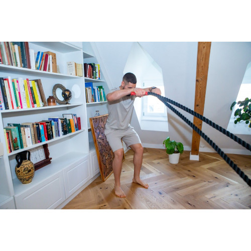 Corde ondulatoire 9m x 38mm - Fitness et musculation