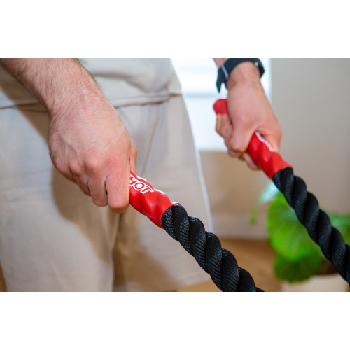 Corde ondulatoire 9m x 38mm - Fitness et musculation