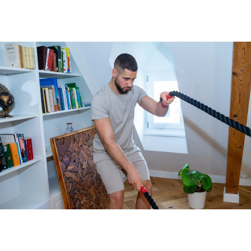 Corde ondulatoire 9m x 38mm - Fitness et musculation