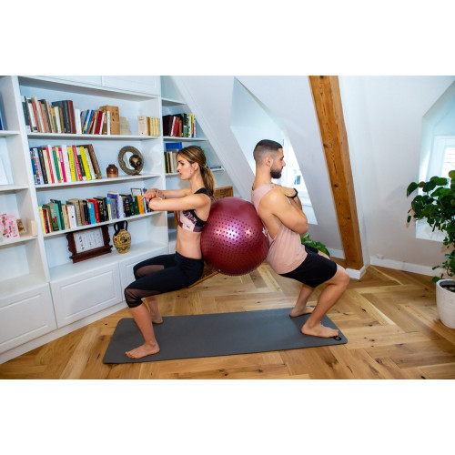 Gym ball 75cm OKO - Rouge - Ballon de fitness/grossesse