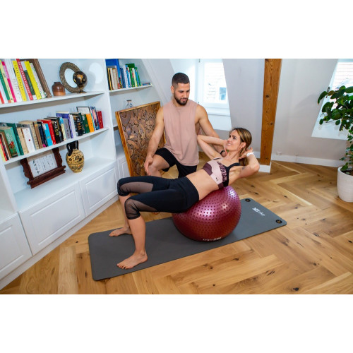 Gym ball 75cm OKO - Rouge - Ballon de fitness/grossesse