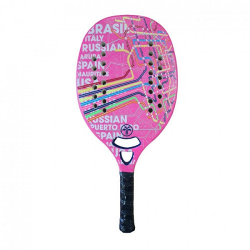 Raquette de beach tennis TURQUOISE CONCEPT PINK
