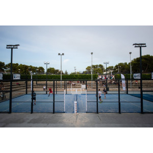 Protection de porte personnalisable - Terrain de Padel - Made in France