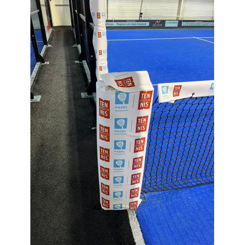 Protection de poteau personnalisable - Terrain de Padel - Made in France