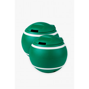 Lot de 2 Poubelles balles vertes