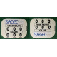 TABLEAU DE SCORE CLIPTEC TENNIS RECTO VERSO + ADHÉSIF OFFERT - MADE IN FRANCE