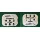 TABLEAU DE SCORE CLIPTEC TENNIS RECTO VERSO + ADHÉSIF OFFERT - MADE IN FRANCE