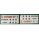 TABLEAU DE SCORE GRAND MODELE TENNIS RECTO VERSO + ADHÉSIF - MADE IN FRANCE
