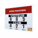 TABLEAU DE SCORE - MODELE COMPACT TENNIS + ADHÉSIF OFFERT - MADE IN FRANCE