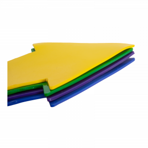 Lot de 4 flèches - Marquage au sol - Repères visuels parfaits pour les enfants !