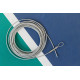Câble de filet de tennis - Carrington - 14.3m - Câble rouge