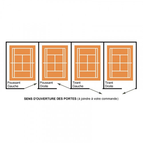 Serrure à cartes perforées - extérieure - Made in France