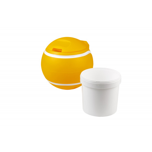 Poubelle balle jaune