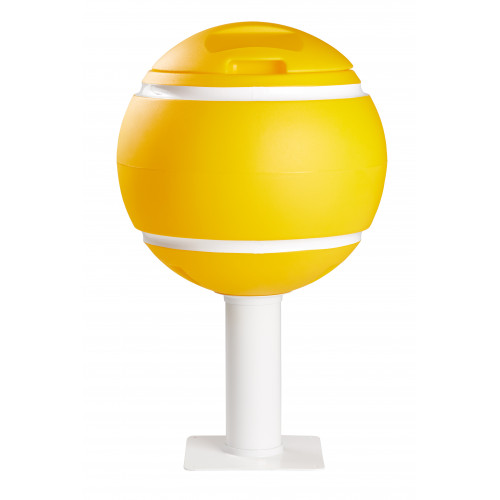 Poubelle balle jaune