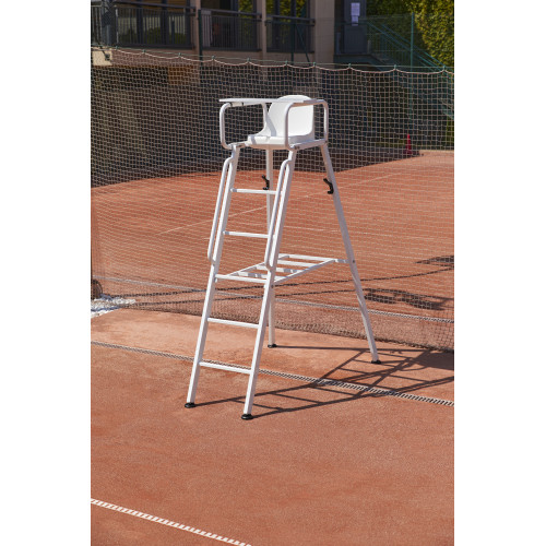 Chaise d'arbitre Alu blanc - 120020