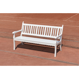 Banc Premium PVC et Acier avec dossier 1m50 - 130080