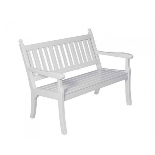 Banc Premium PVC et Acier avec dossier 1m50 - 130080