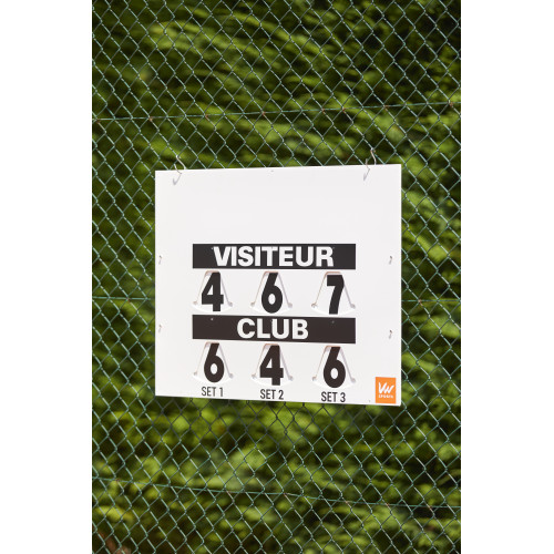 Marqueur score VW SPORTS M 80 x 60cm Made in France