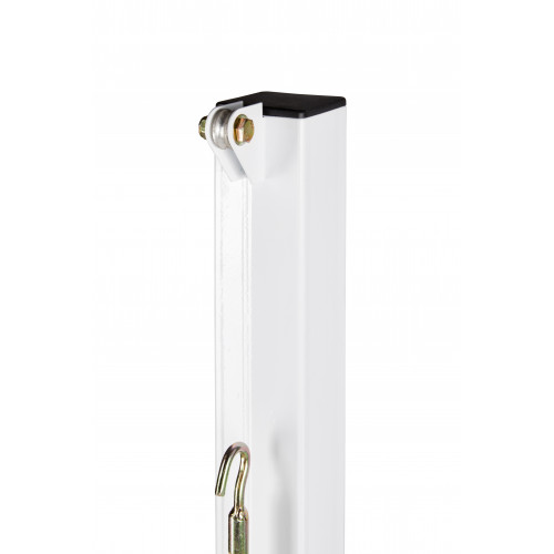 Poteaux de Tennis acier carrés dia.80mm - treuil extérieur (paire) - 100020