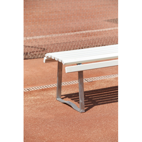 Banc pieds acier sans dossier 2m - Made in France - 130110