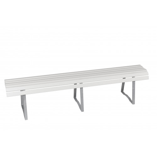 Banc pieds acier sans dossier 2m - Made in France - 130110
