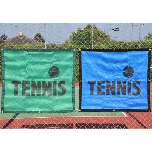 Brise-vue personnalisable -  vert ou bleu - 18m x 2m