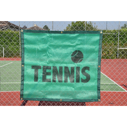 Brise-vue personnalisable -  vert ou bleu - 18m x 2m