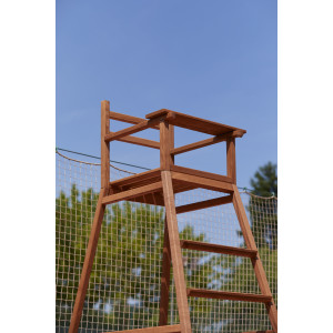 Kit banc + Chaise d'arbitre en bois - 120032