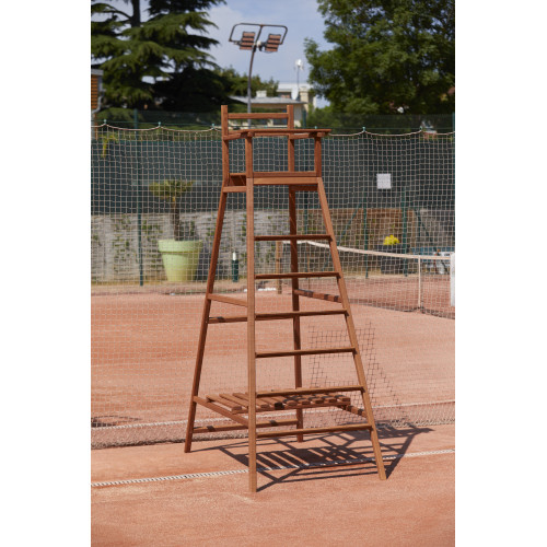 Kit banc + Chaise d'arbitre en bois