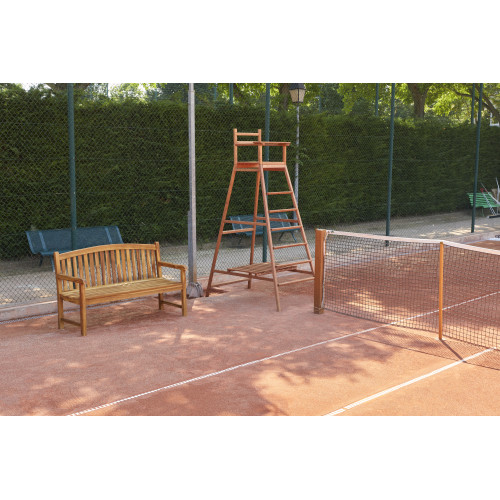 Kit banc + Chaise d'arbitre en bois