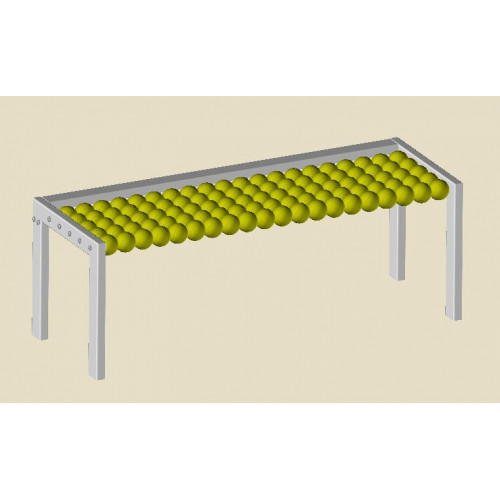 Banc - Balles recyclées - Made in France