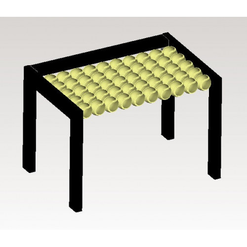 Demi banc - Balles recyclées - Made in France