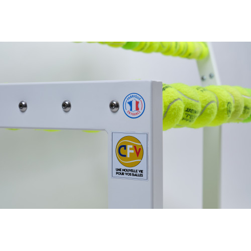 Banc dossier balles - Balles recyclées - Made in France