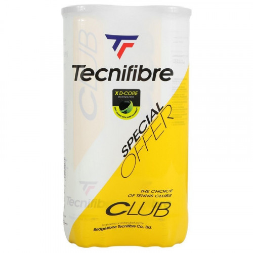 Bipack de 4 balles Tecnifibre Club Jaune