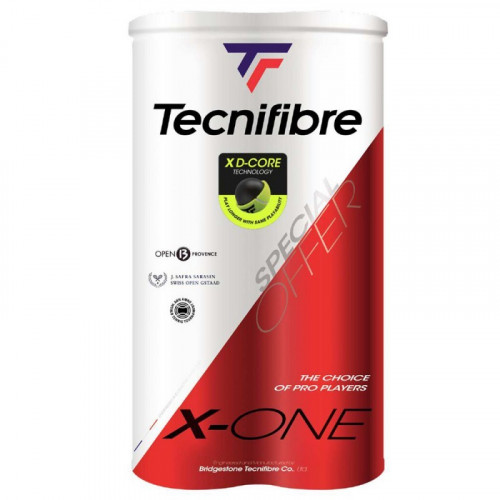 Bipack de 4 balles Tecnifibre X-ONE