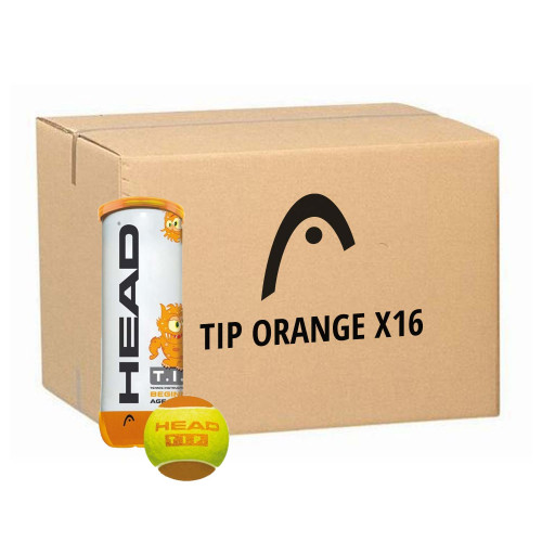 Carton de 24 tubes de 3 Balles Head TIP Orange