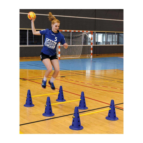 LOT 3 MINI-HAIES CONES 35cm HAUTEUR: 6-14-21-28 cm