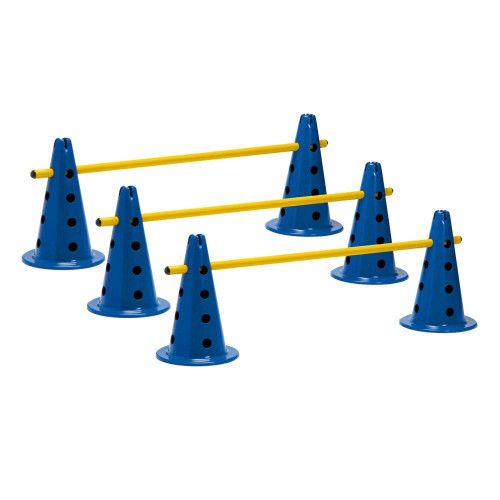 LOT 3 MINI-HAIES CONES 35cm HAUTEUR: 6-14-21-28 cm